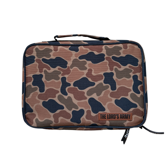 Brown Lord's Army Camo Lunchbox