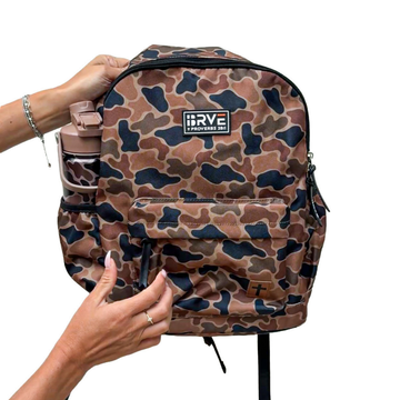 Brown Lord's Army Camo Backpack
