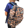 Lord's Army Brown Camo Insulated Stainless Steel Straw Water Bottle