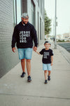 Jesus Loves You Bro Adult Hoodie