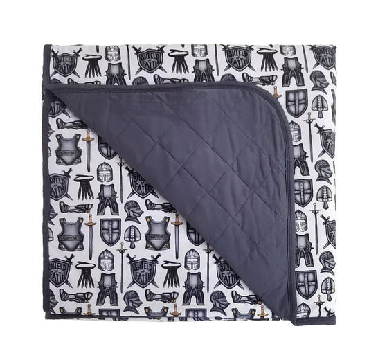 Armor of God Quilted Blanket
