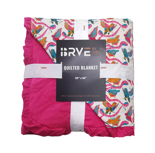 He Provides Quilted Blanket