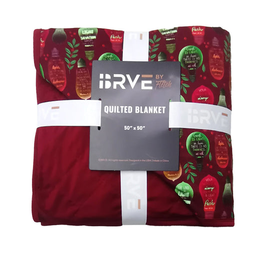 Be the Light Quilted Blanket