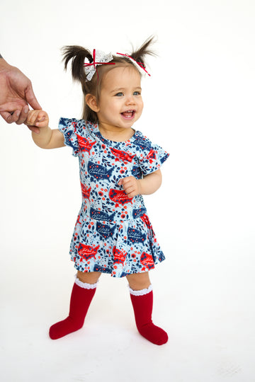 God Bless the USA Bodysuit Twirl