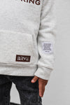 Jesus is King Heather Gray Kid's Hoodie