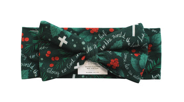 Glory to God Baby Headwrap Bow