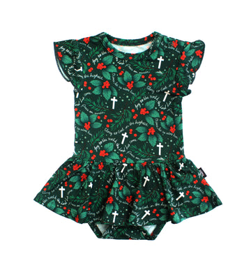 Glory to God Bodysuit Twirl Dress