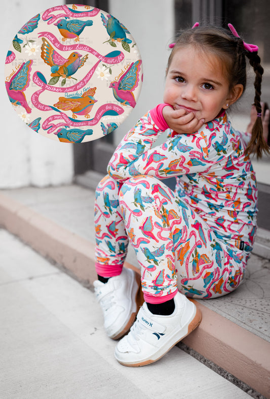 He Provides 2 Piece Pajama Set