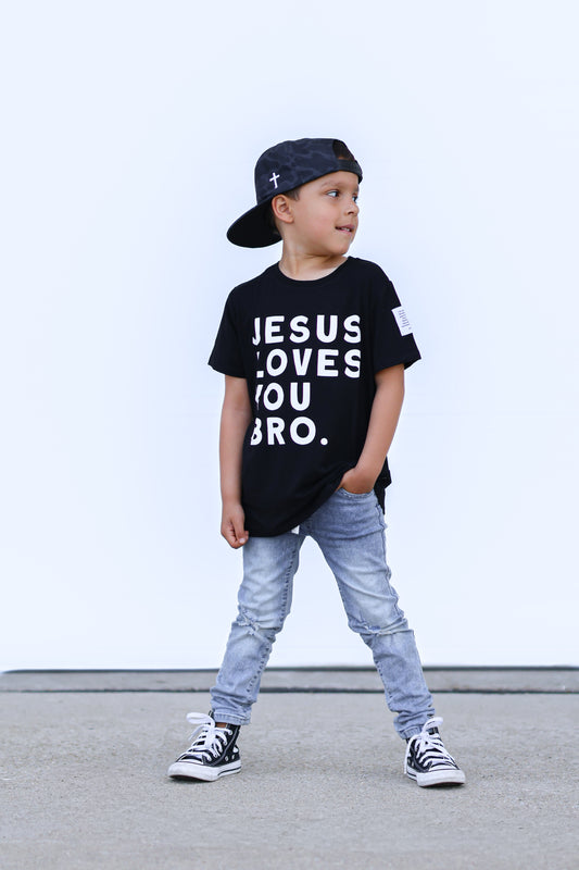 Jesus Loves You Bro Bamboo Tee