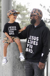 Jesus Loves You Bro Adult Hoodie