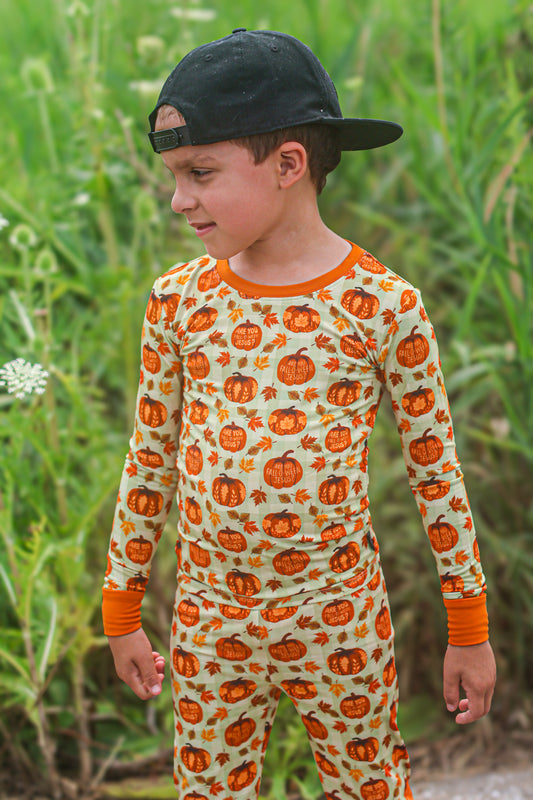 Fall-o-ween Jesus 2 Piece Pajama Set