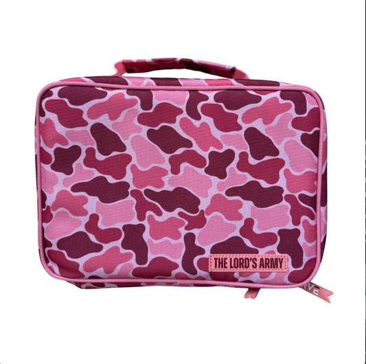 Pink Lord's Army Camo Lunchbox