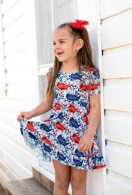 God Bless the USA Twirl Dress